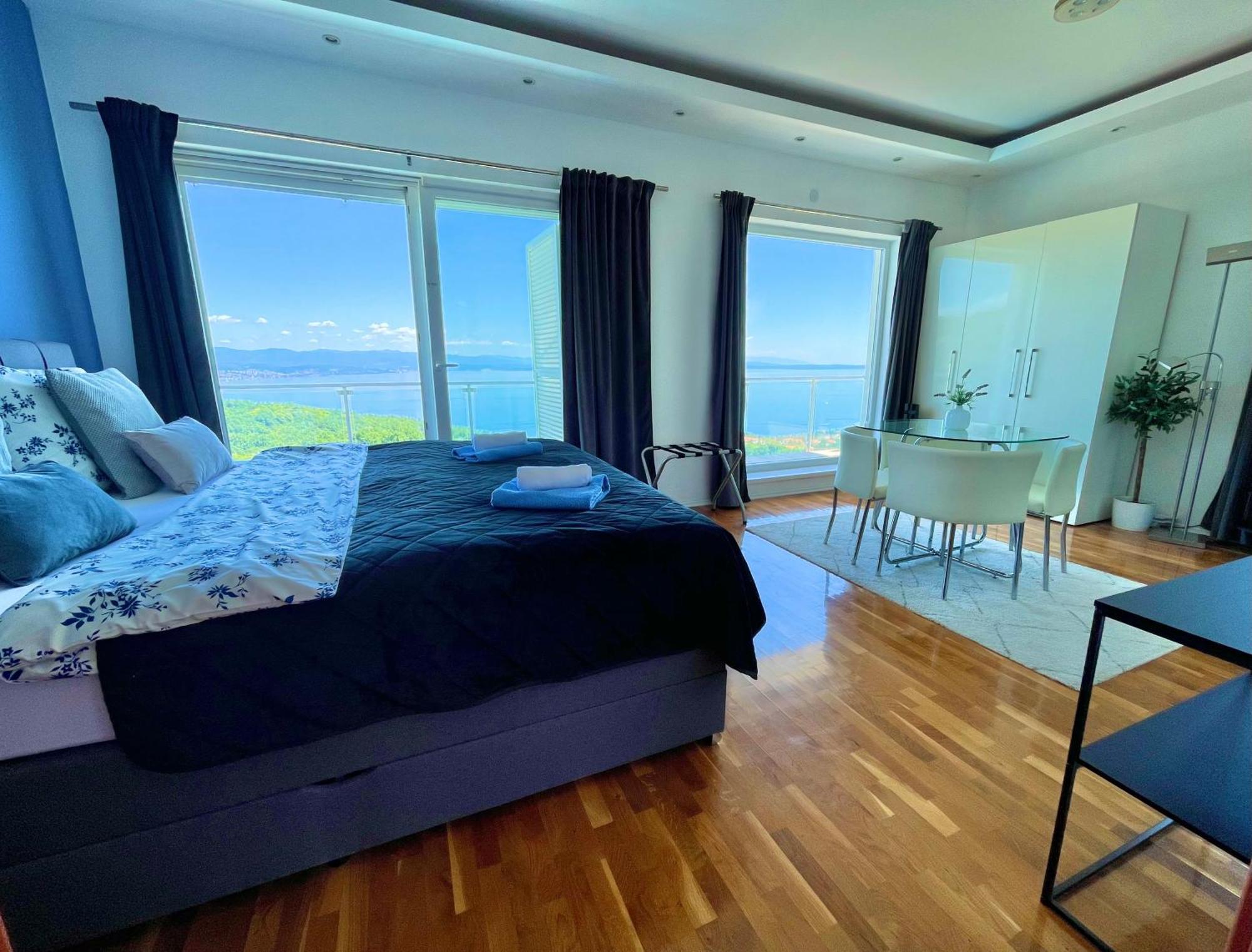 Luxury Villa Eternity - Marvelous Sea View - Box Spring Beds - Opatija-Poljane Exterior foto